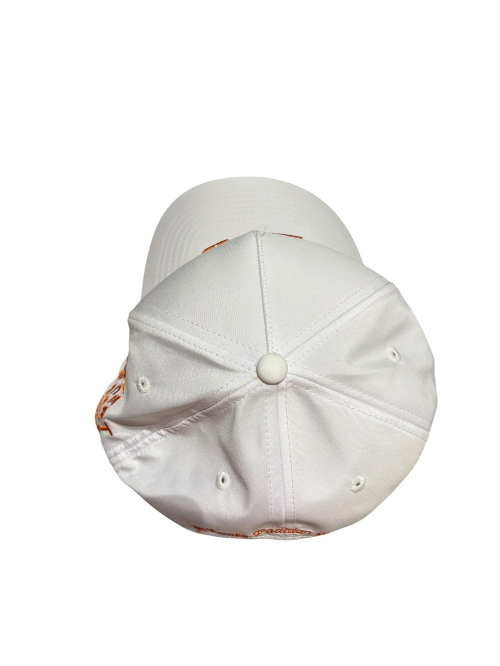 NWOT Covert Bee Cave Austin Texas 512 Rope Hat Gameday White/Orange Snapback - Picture 4 of 6